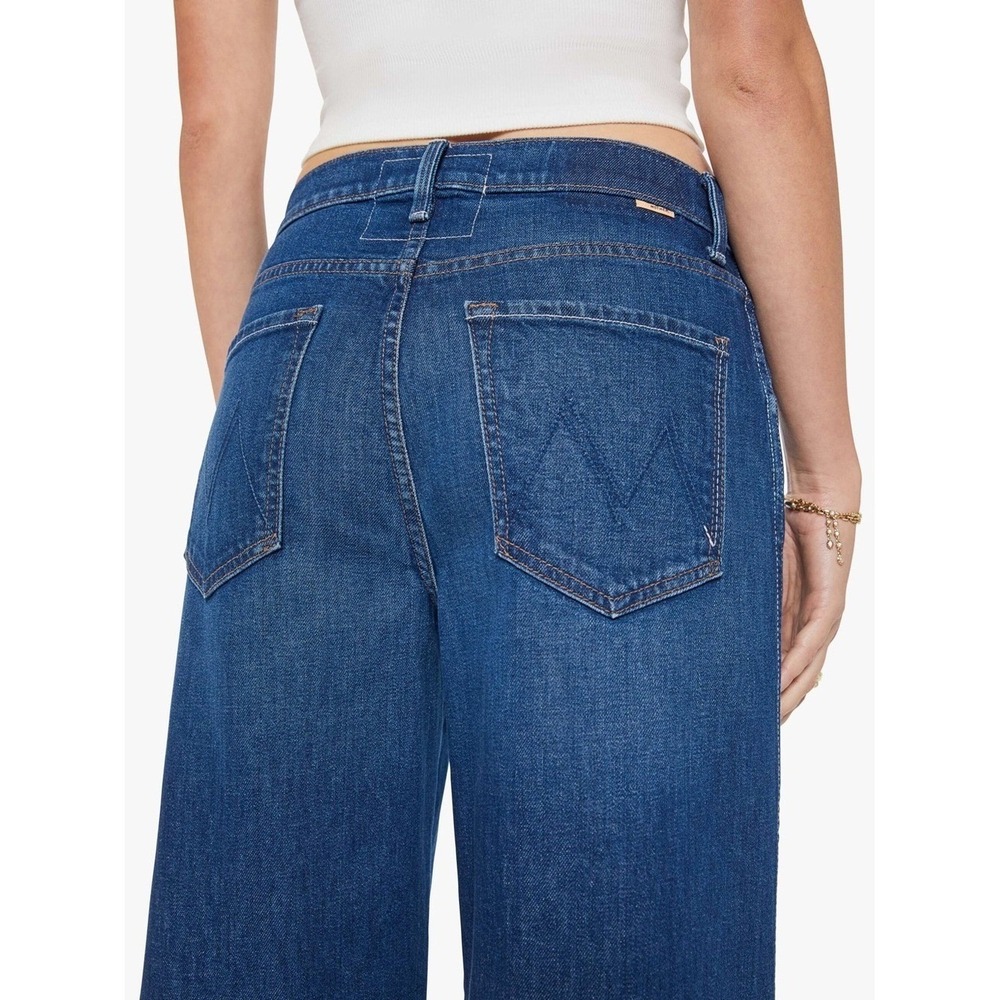 Mother Superior The Delinquent Ankle Jeans Women 28 NWT Wide Leg Made In Shade - Picture 4 of 14